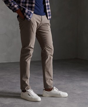 Superdry Edit Chino Férfi Nadrág Szürke | MOKWL9108